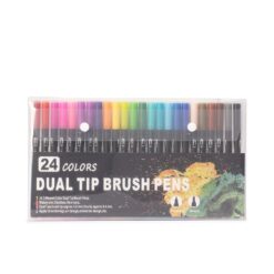 KIT CANETINHAS PONTA DUPLA 24 CORES  SPX-08332B-24-COL NA COR COLORIDO