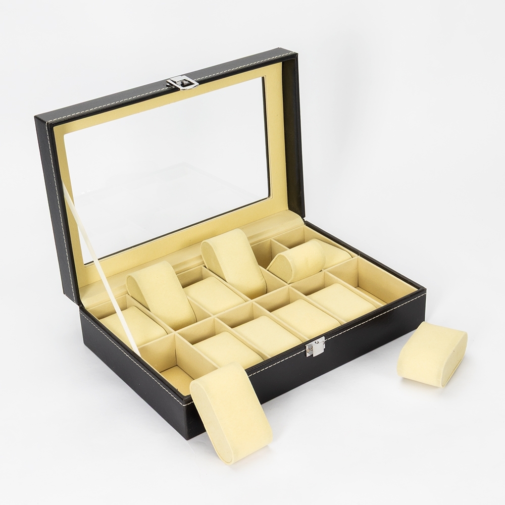 PORTA-RELÓGIOS SPX-07813-PRE NA COR PRETO