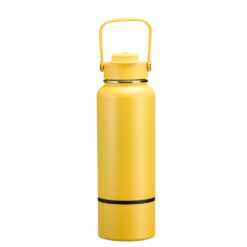 GARRAFA TÉRMICA 800ML SPX-19014-AMA NA COR AMARELO