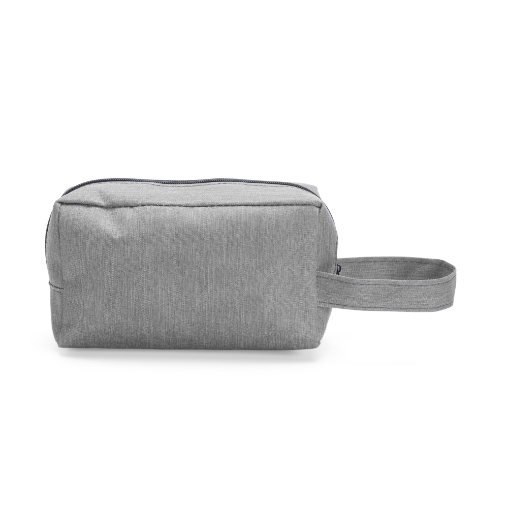 NÉCESSAIRE POLIÉSTER PVC MESCLA SPX-15333-CZC NA COR CINZA