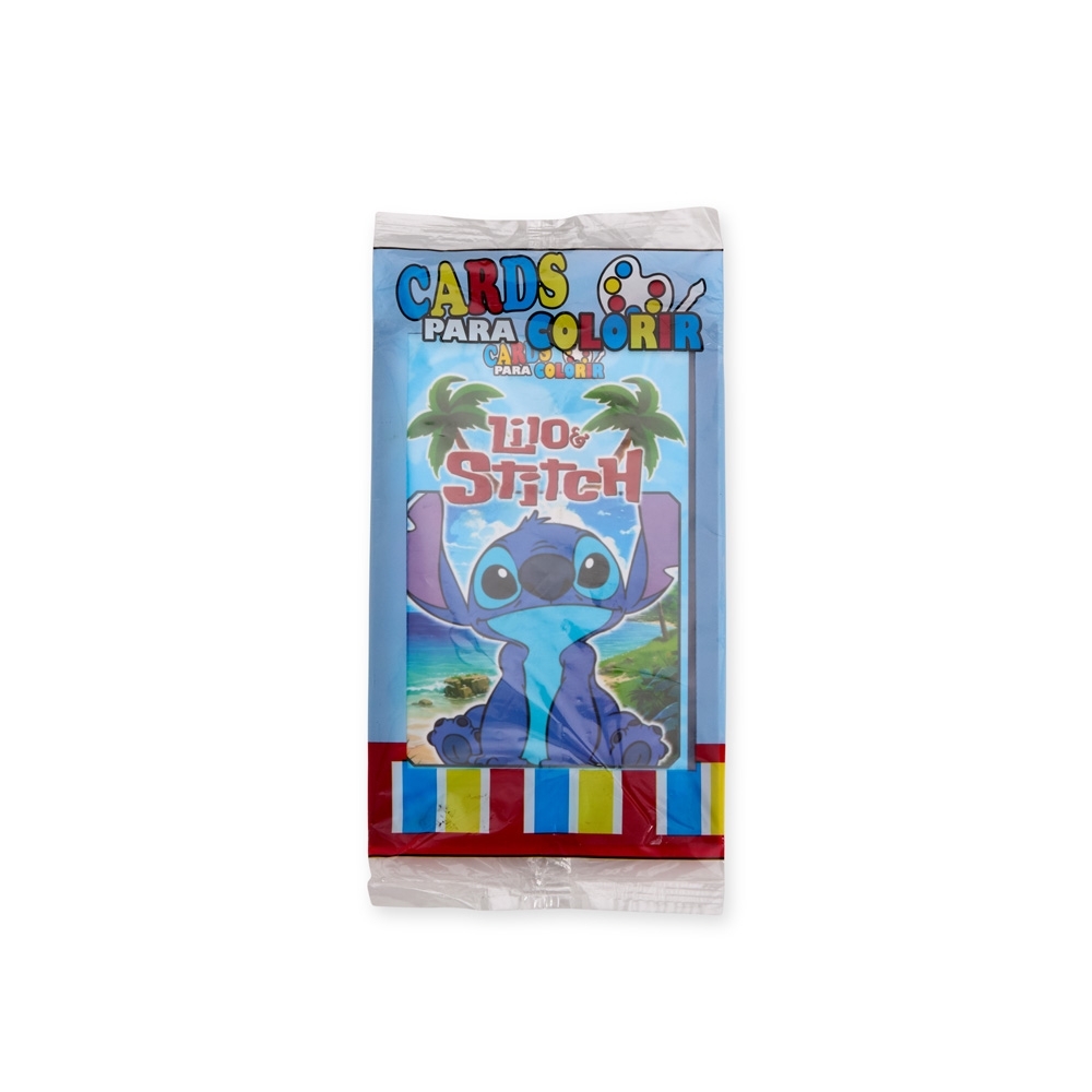 PACOTE DE CARDS PARA COLORIR SPX-P$BRINQ115-MIS/MIS NA COR AZUL