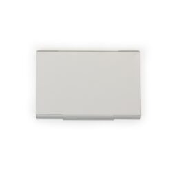 PORTA CARTÃO DE BOLSO DE METAL  SPX-12380-PRA/PRA NA COR PRATA