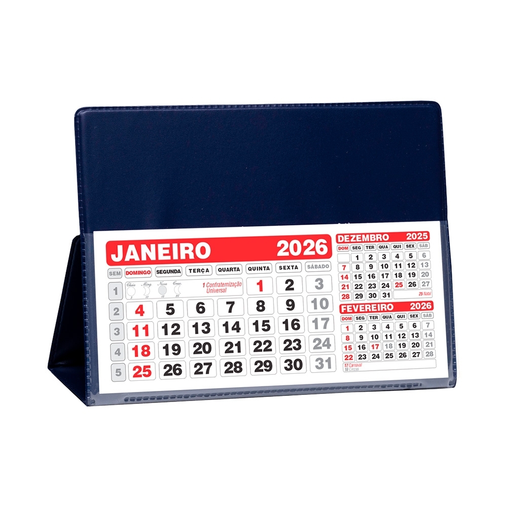 BASE PARA CALENDÁRIO SPX-12657-AZU/AZU NA COR AZUL