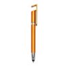 CANETA PLASTICA TOUCH C/ SUPORTE SPX-14968-LAR/LAR NA COR LARANJA